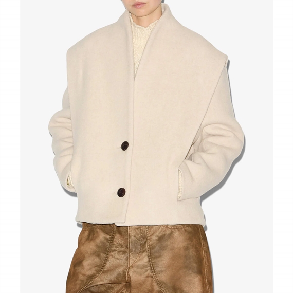 Isabel Marant Etoile Dyogo Jakke, Ecru